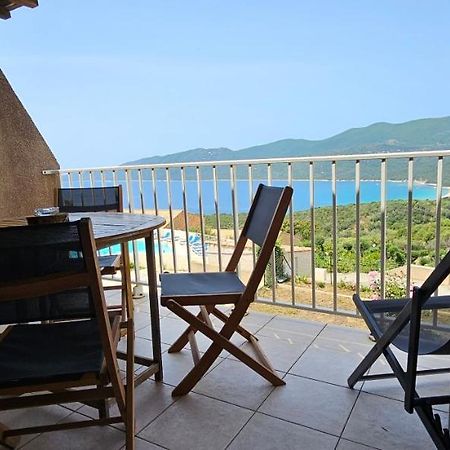 Chalereux T2 Vue Mer Et Piscine Alba Rossa Serra-di-Ferro  Eksteriør billede